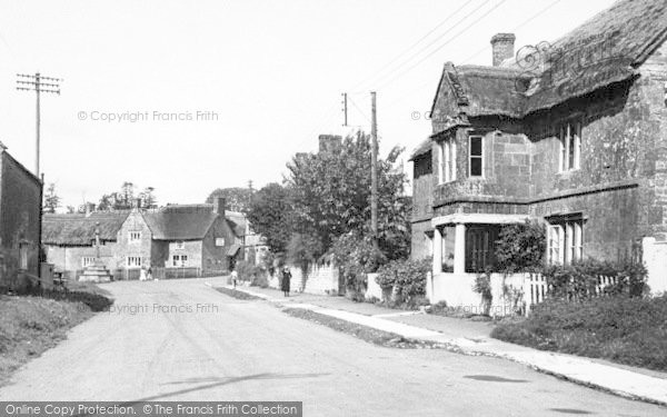 Photo of Hinton St George, The Village c.1955