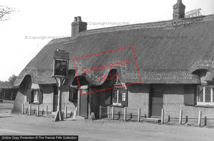 Photo of Hinton, The Cat And Fiddle Inn c.1955