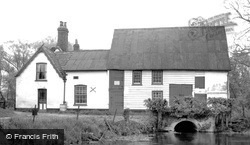 Mill And River c.1960, Hinxton