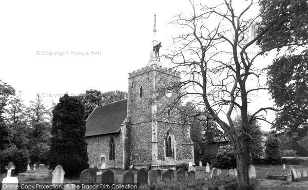 Photo of Hinxton, the Church c1960