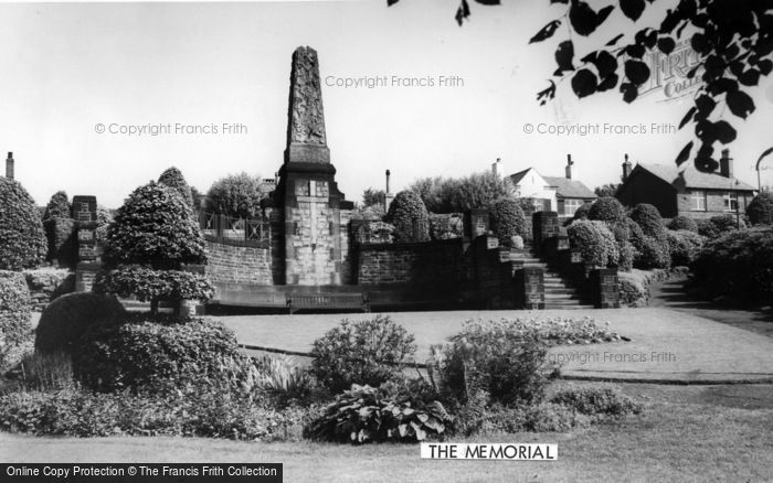 Photo of Hipperholme, The Memorial c.1965