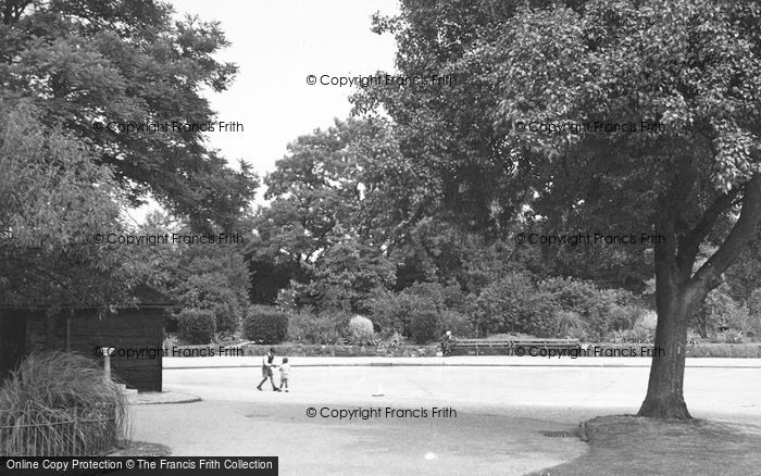 Photo of Hitchin, Bancroft Recreation Ground c.1955