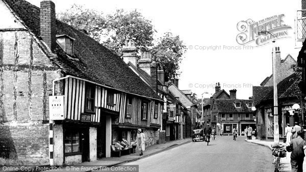 Photo of Hitchin, Bridge Street c.1955