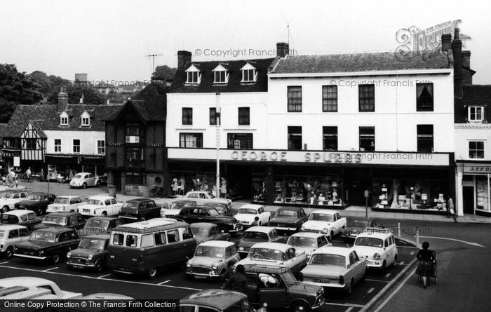 Photo of Hitchin, George Spurrs, Market Place c.1965