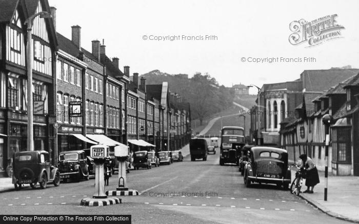Photo of Hitchin, Hermitage Road c.1955