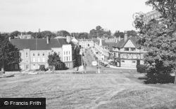 Hermitage Road From Windmill Hill c.1955, Hitchin