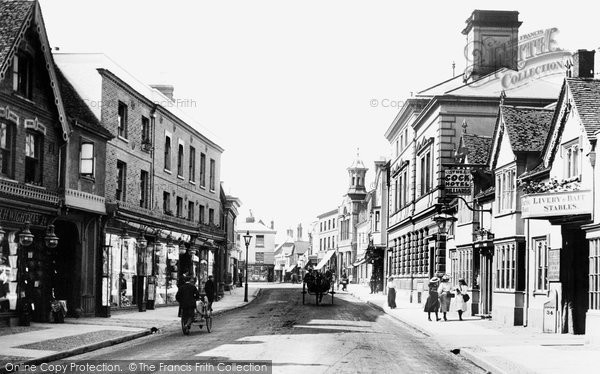 Photo of Hitchin, High Street 1903