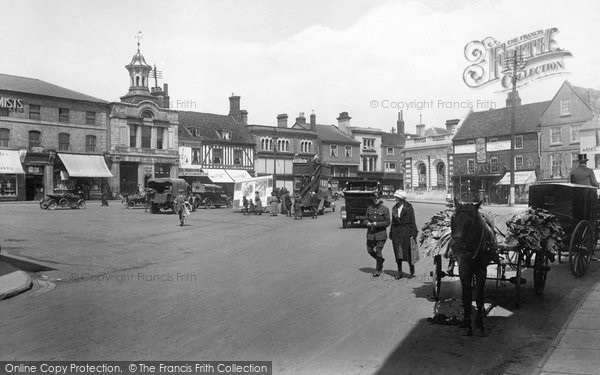 Photo of Hitchin, Market Place 1922