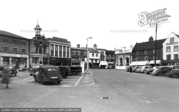 Photo of Hitchin, Market Place c.1955