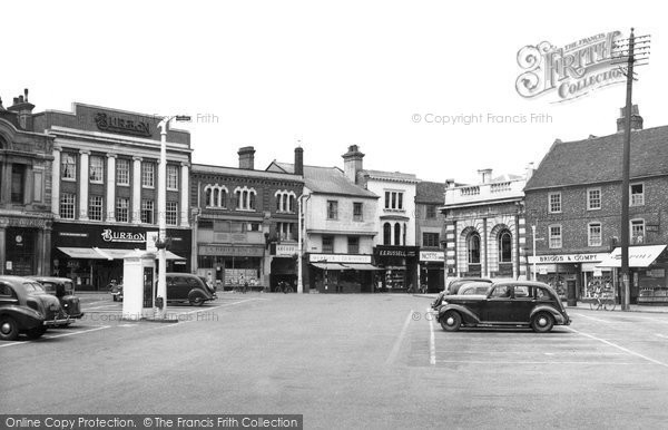 Photo of Hitchin, Market Place c.1955