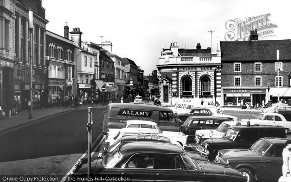 Photo of Hitchin, Market Place c.1965