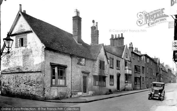 Photo of Hitchin, Old Houses, Tilehouse Street 1931