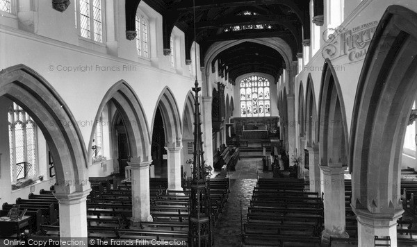 Photo of Hitchin, Parish Church Interior c.1965