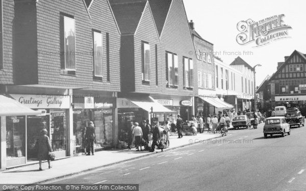 Photo of Hitchin, Shops In Bancroft c.1965