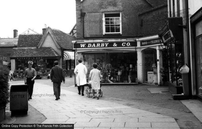 Photo of Hitchin, Shops Near The Churchyard c.1965
