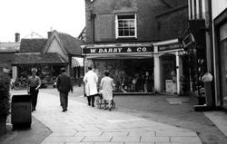 Shops Near The Churchyard c.1965, Hitchin