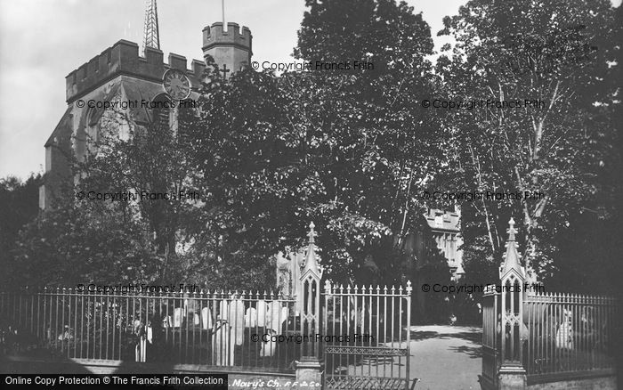 Photo of Hitchin, St Mary's Church 1901