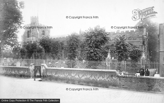 Photo of Hitchin, St Mary's Church 1908