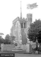 St Mary's Church And War Memorial 1931, Hitchin