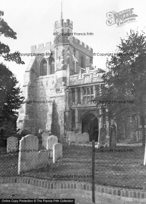 Photo of Hitchin, St Mary's Church c.1950
