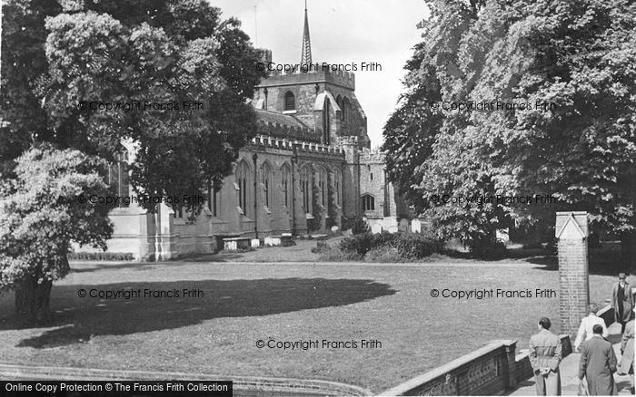 Photo of Hitchin, St Mary's Church c.1955