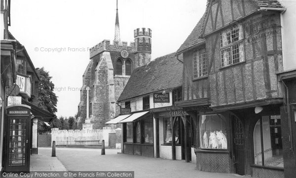 Photo of Hitchin, St Mary's Church c.1955