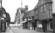 St Mary's Church c.1955, Hitchin