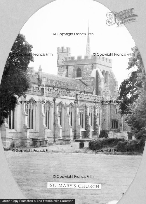 Photo of Hitchin, St Mary's Church c.1960