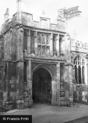 St Mary's Church Door c.1950, Hitchin