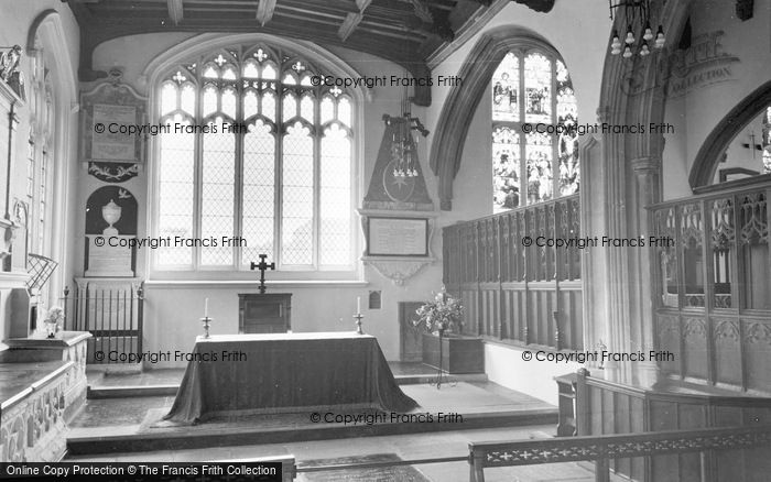 Photo of Hitchin, St Mary's Church, Interior c.1965