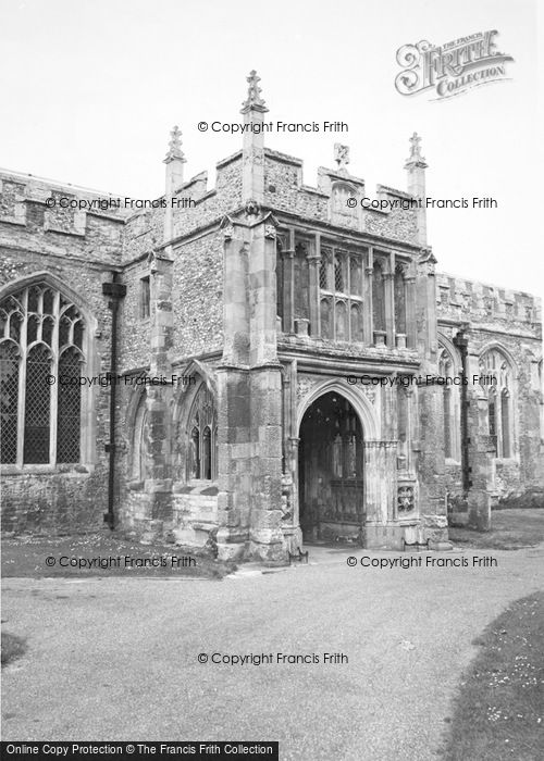 Photo of Hitchin, St Mary's Church Porch c.1965