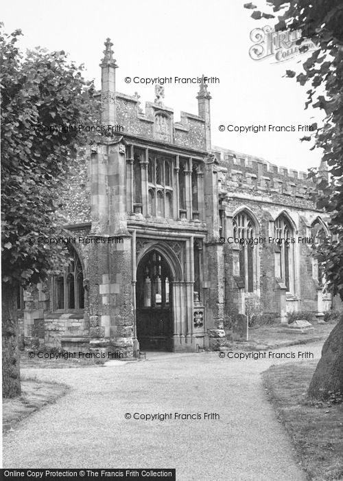 Photo of Hitchin, St Mary's Church, The South Porch c.1955