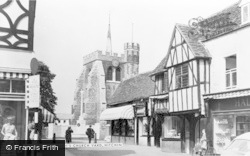 St Mary's Churchyard c.1965, Hitchin