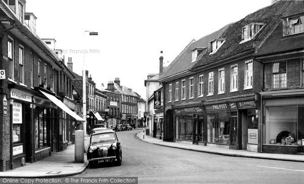 Photo of Hitchin, Sun Street c.1955
