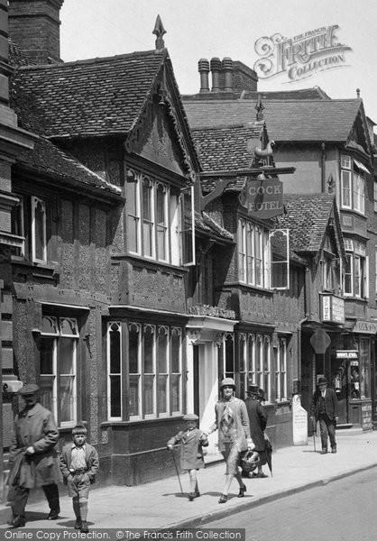 Photo of Hitchin, The Cock Hotel, High Street 1929