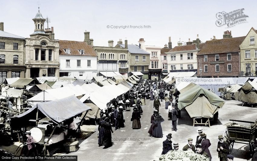 Hitchin, the Market 1901