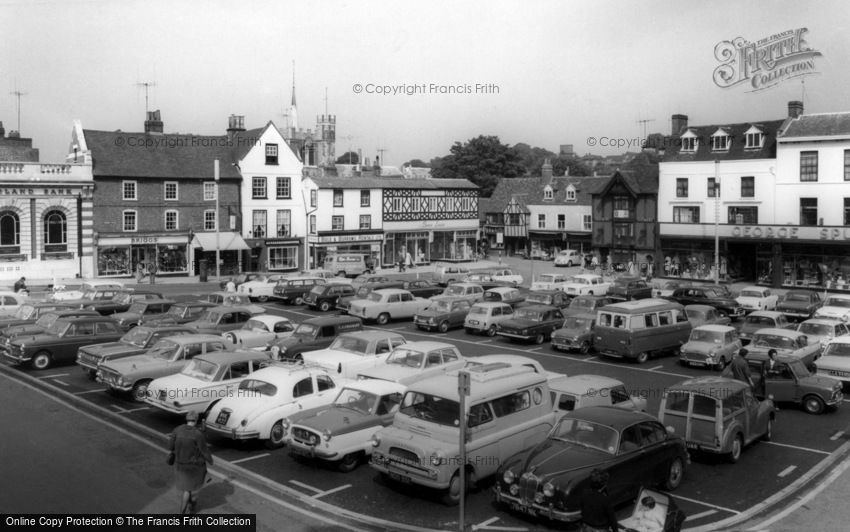 Hitchin, the Market Place c1965