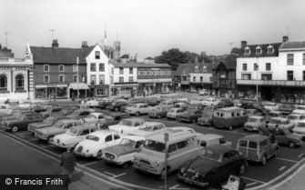 Hitchin, the Market Place c1965