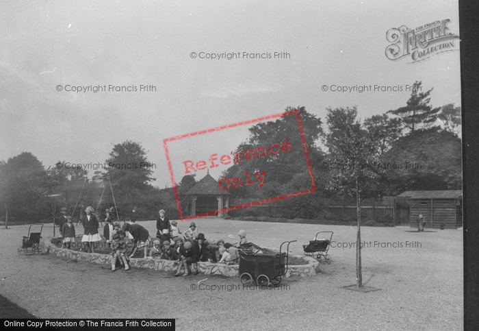 Photo of Hitchin, The Smithson Recreation Ground 1931