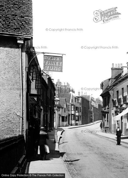 Photo of Hitchin, The Three Tuns, Tilehouse Street 1901