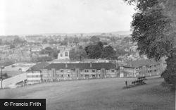 The Town From The Hill c.1955, Hitchin