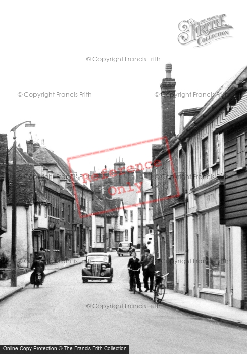 Photo of Hitchin, Tilehouse Street c.1955
