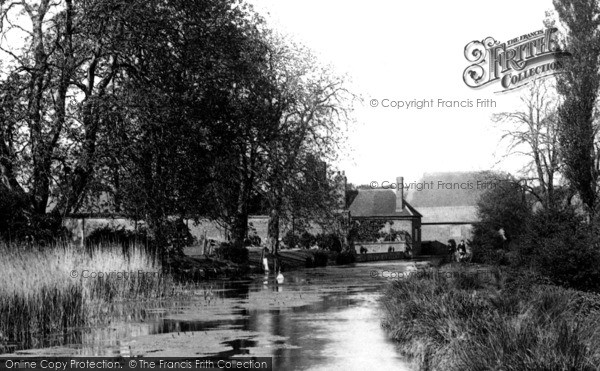Photo of Hitchin, View At West Mill 1901