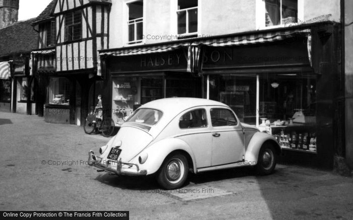 Photo of Hitchin, Vw Beetle Car c.1965