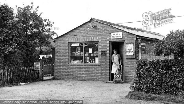 Photo of Hixon, Bath Lane, The Post Office c.1952