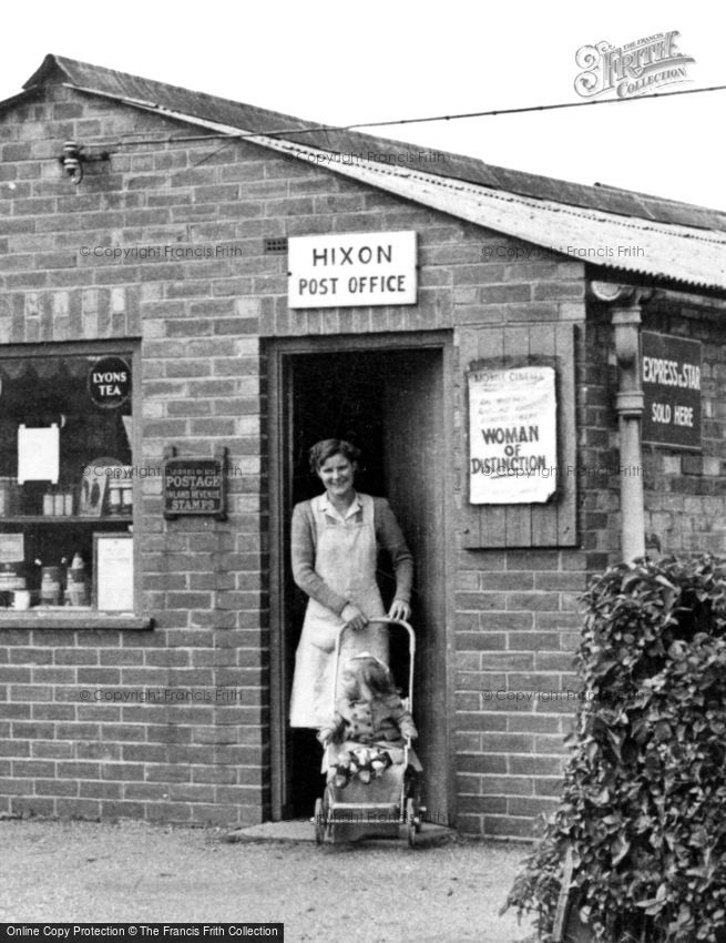 Hixon, leaving the Post Office c1952