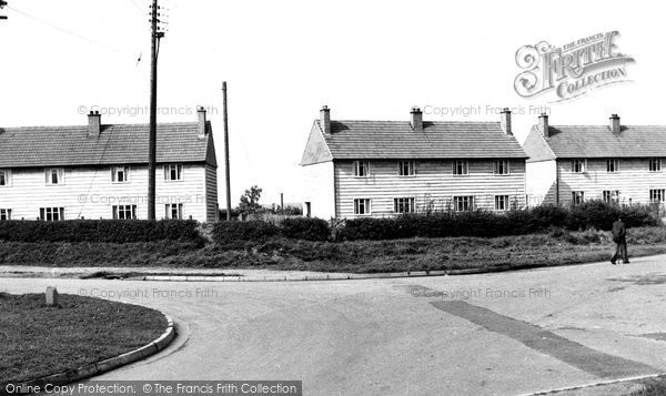 Photo of Hixon, The Cross Roads, Lander Grove c.1955