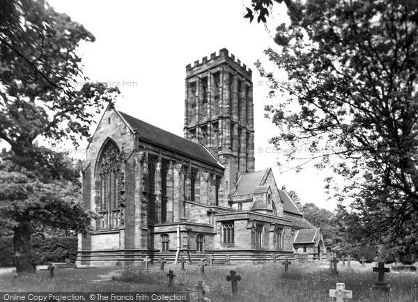 Photo of Hoar Cross, Church Of Holy Angels c.1955