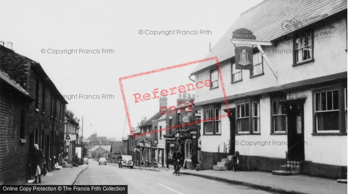 Photo of Hoddesdon, Burford Street c.1955