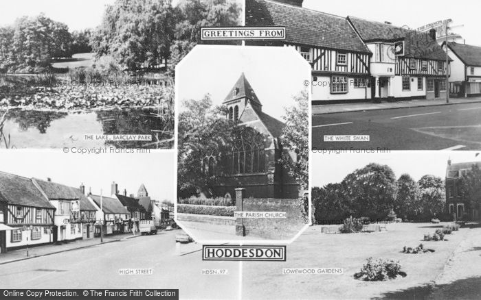 Photo of Hoddesdon, Composite c.1960